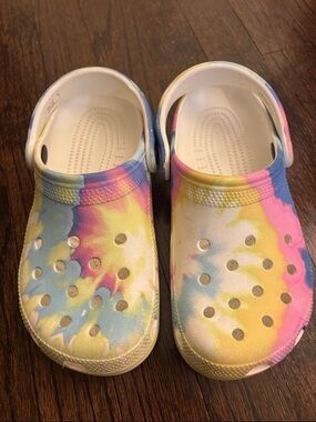 Tie Dyed Crocs